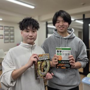 明治大学理工学部、法政大学理工学部に合格の柿沼さん