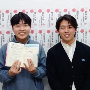 関西大学環境都市工学部、近畿大学理工学部に合格のY.Kさん
