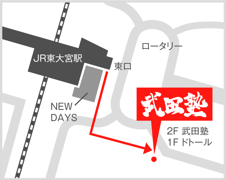 東大宮校地図
