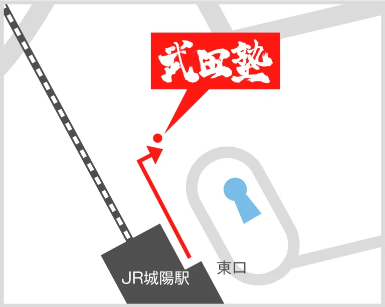 武田塾城陽校の地図