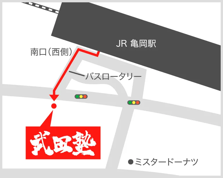 武田塾亀岡校の地図