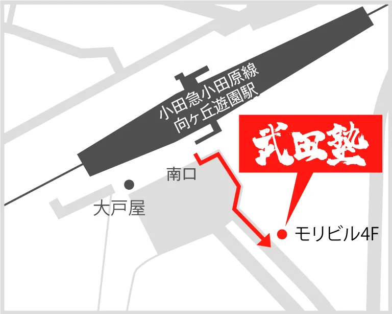 武田塾向ヶ丘遊園校の地図