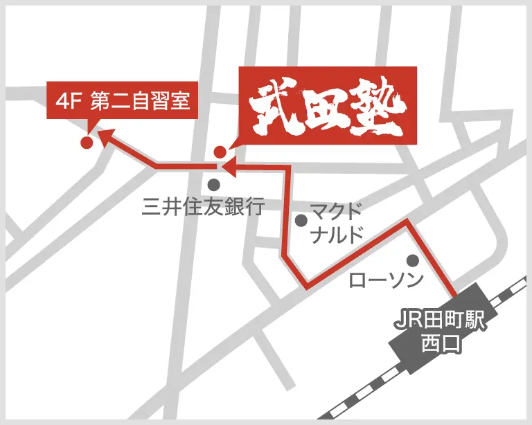 武田塾田町校の地図