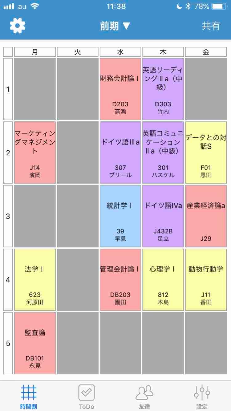 時間割はキミシダイ 予備校なら武田塾 武蔵小杉校