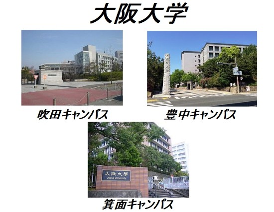 阪大のデータ大公開！！データで見る大阪大学ってどんな大学？？