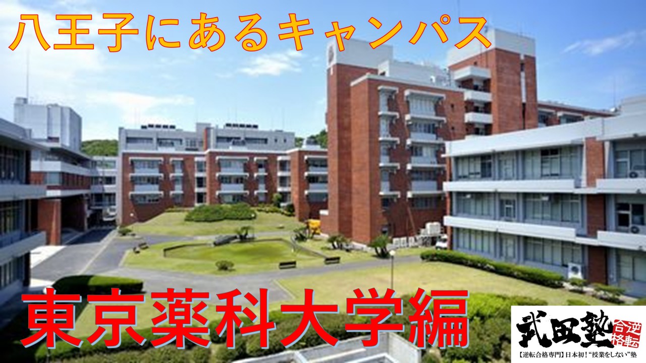 【大学紹介】八王子市にあるキャンパスはどこの大学？　≪東京薬科大学≫編　武田塾八王子校