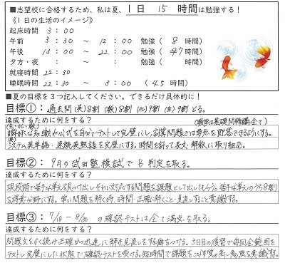 受験心得 夏はまず目標設定 Smartの法則を使おう 予備校なら武田塾 松江校