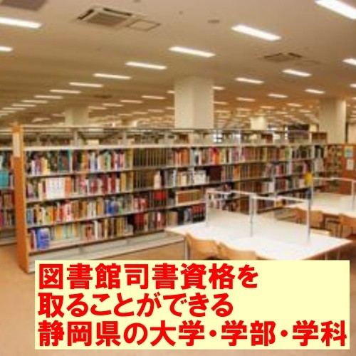 【本が好きな方へ】図書館司書を目指せる静岡の大学・学部・学科