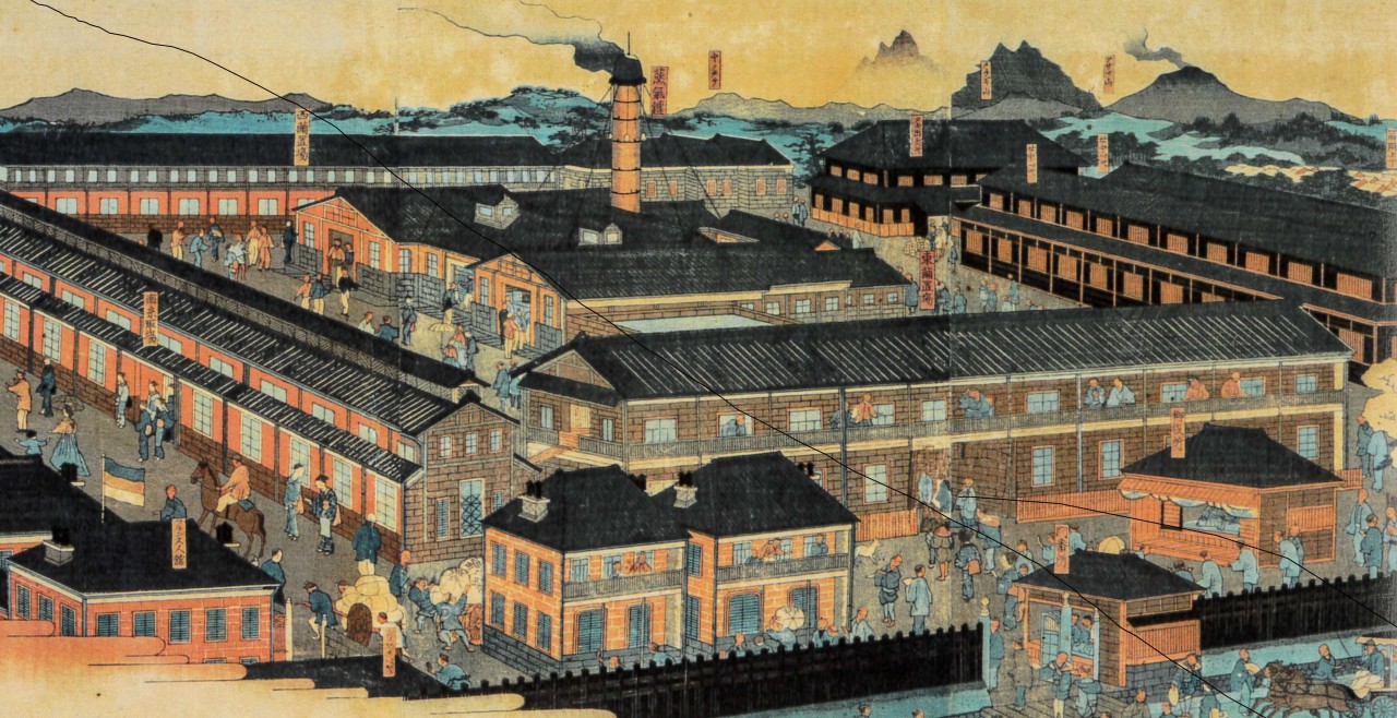 創業当時の富岡製糸場