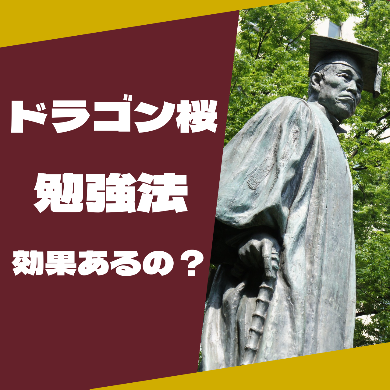大学受験 ドラゴン桜の勉強法って本当に効果があるの