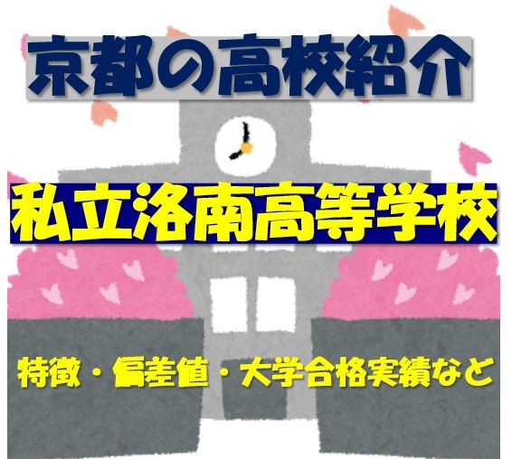 京都の高校紹介 私立洛南高等学校の特徴 偏差値 進学実績について