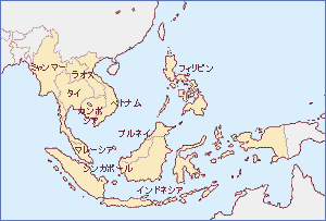 東南アジア　地図