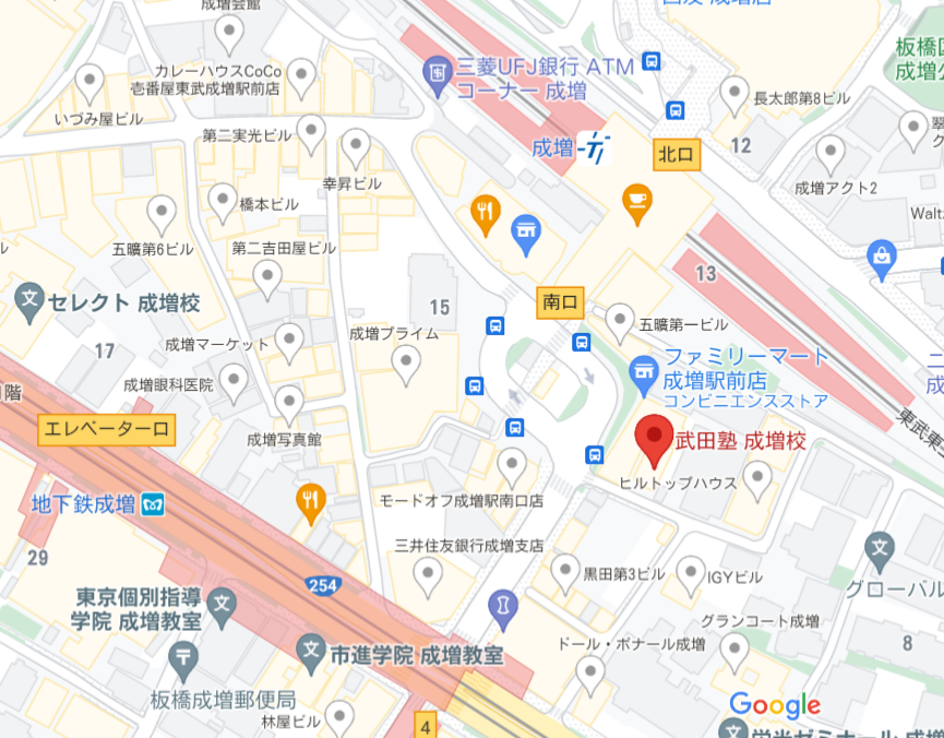 googlemap成増校