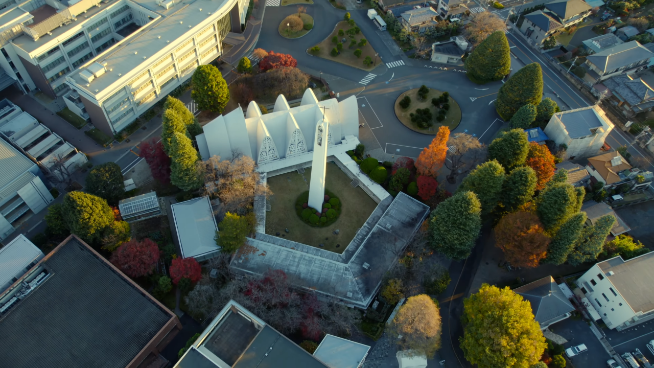 Bird's Eye View（Rikkyo University Niiza Campus）／立教大学ドローン映像（12月drone） 0-41 screenshot (1)