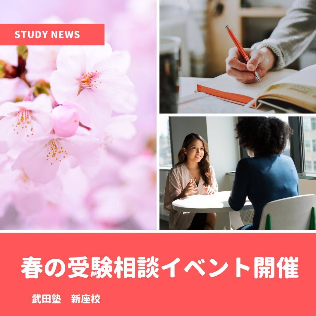 🌸春の受験相談イベント🌸｜新座・朝霞・志木の塾・予備校