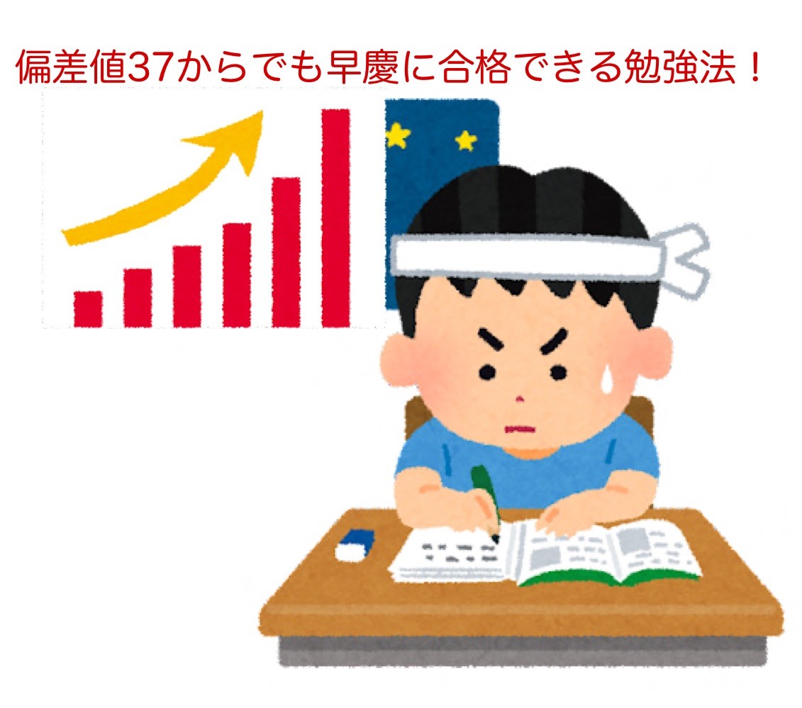 【浪人】偏差値37から1年で早慶に合格できる勉強法！📈