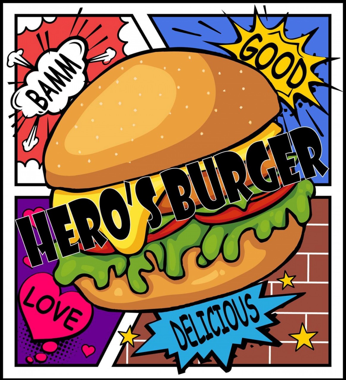 【城陽市】塾周辺のおすすめランチ！！-Hero’s Burger-（ヒーローズバーガー）