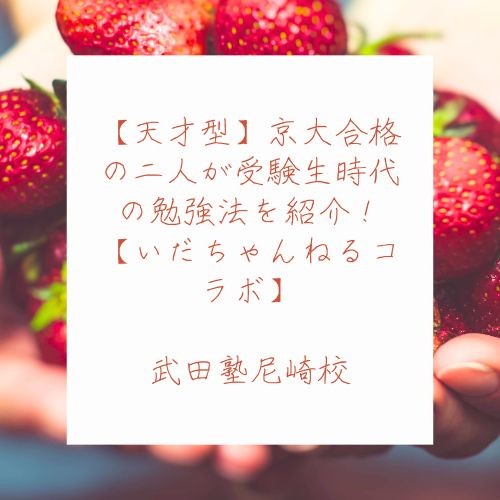 【天才型】京大合格の二人が受験生時代の勉強法を紹介！【いだちゃんねるコラボ】武田塾尼崎校