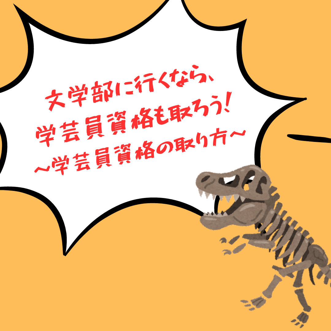 文学部に行くなら、学芸員資格も取ろう！　～学芸員資格の取り方～