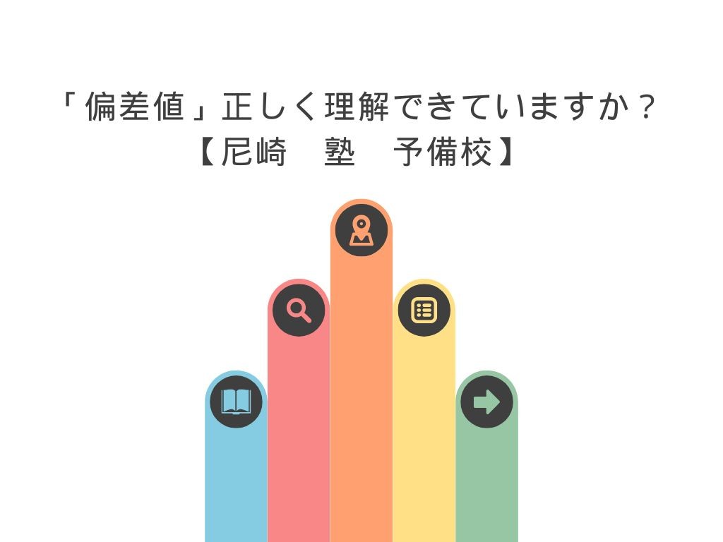 偏差値を正しく理解できていますか？模擬試験のよくある勘違いについて【尼崎　塾　予備校　大学受験】