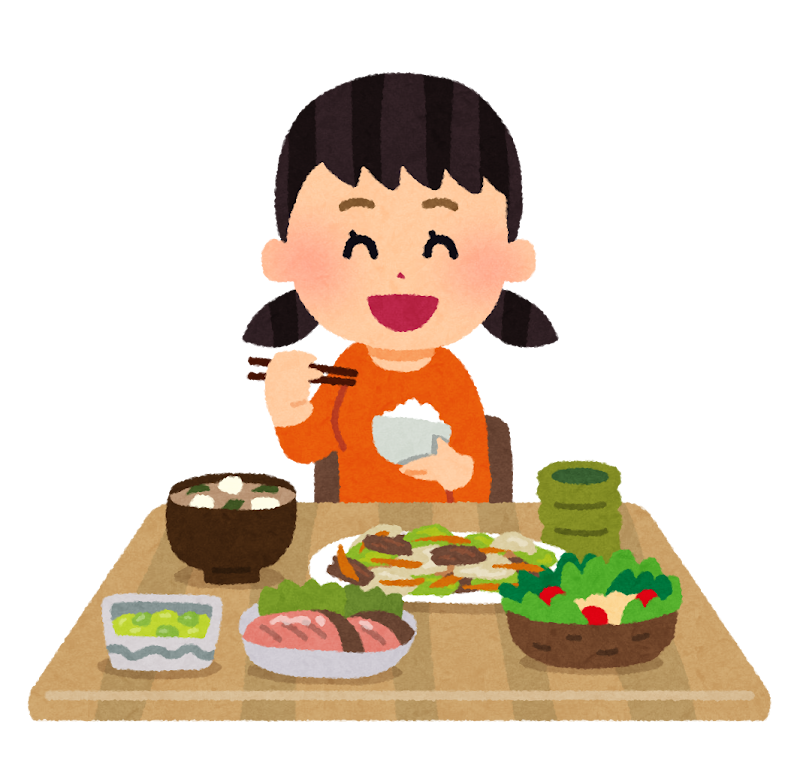 食事　イラスト