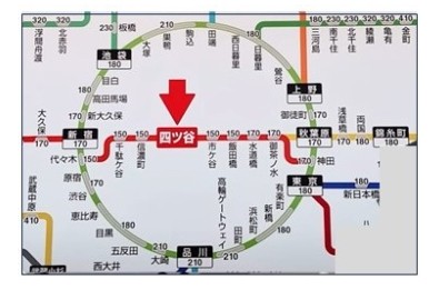 四ツ谷　路線　電車