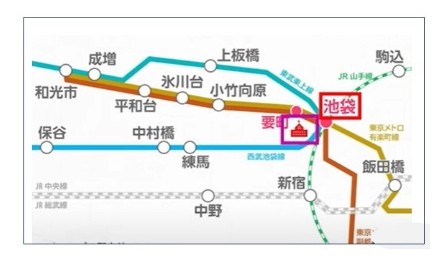 立教大学　キャンパス　アクセスマップ