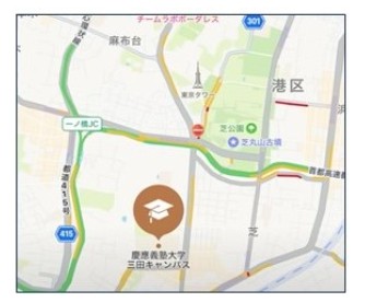 路線　アクセスマップ　キャンパス