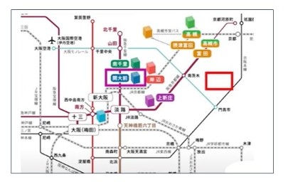 関西大学　千里山キャンパス　アクセスマップ