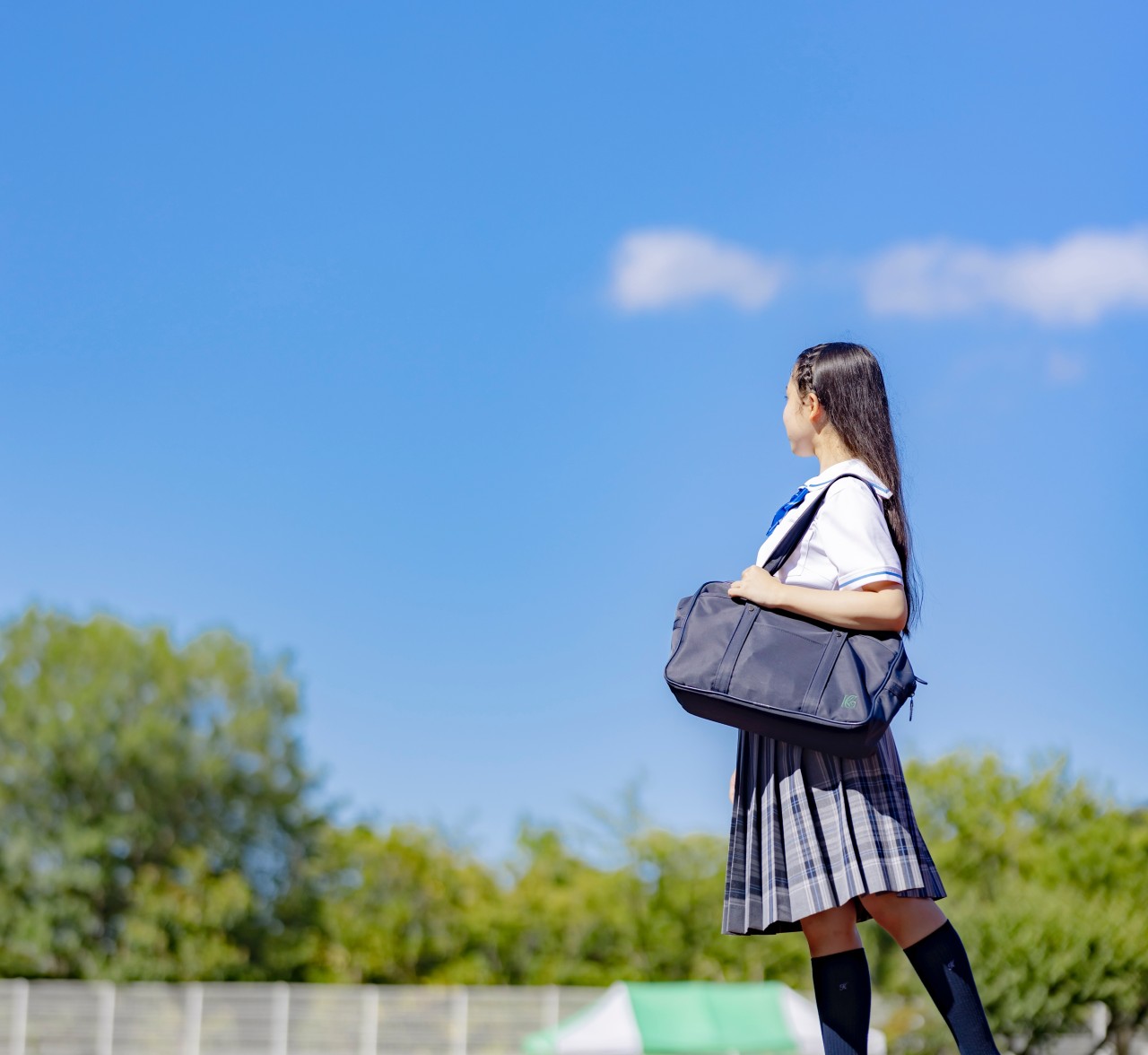 中学制服トリミング