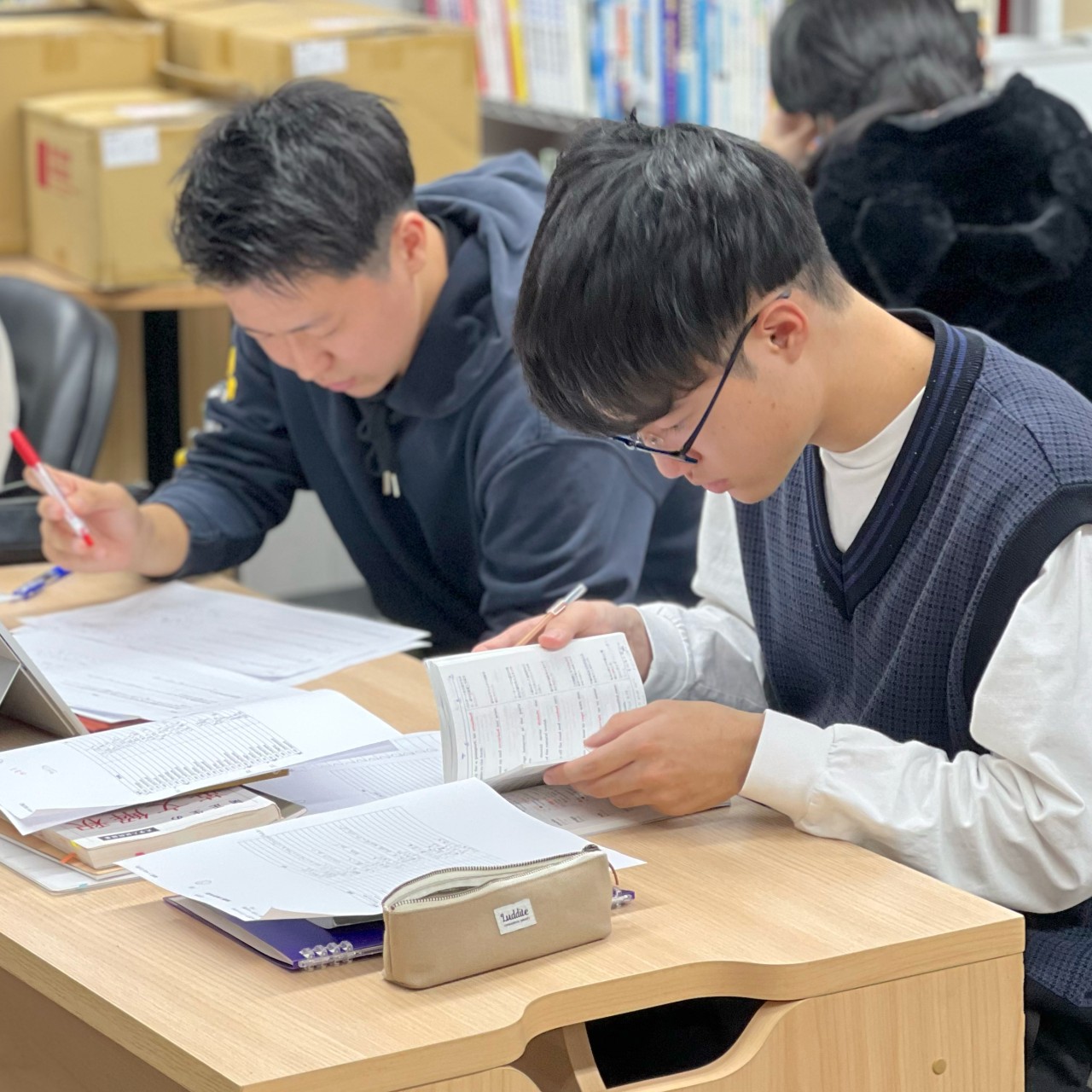花澤くん特訓中