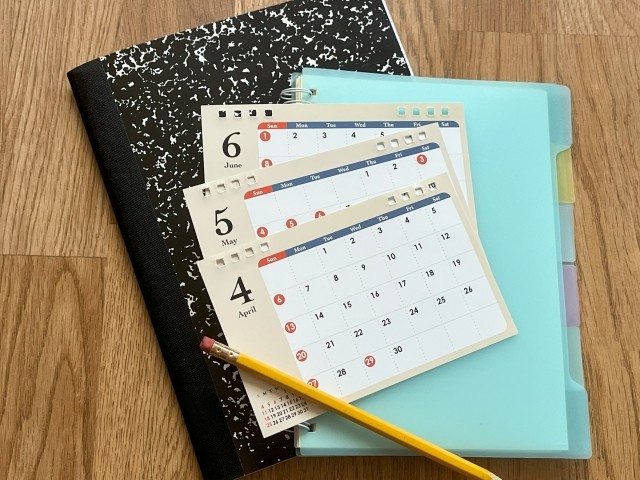 スケジュール　カレンダー　計画