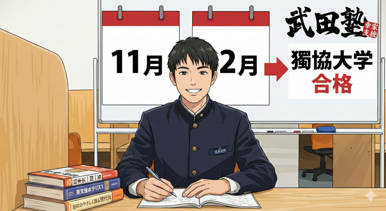 獨協大学に合格したY.Kくん