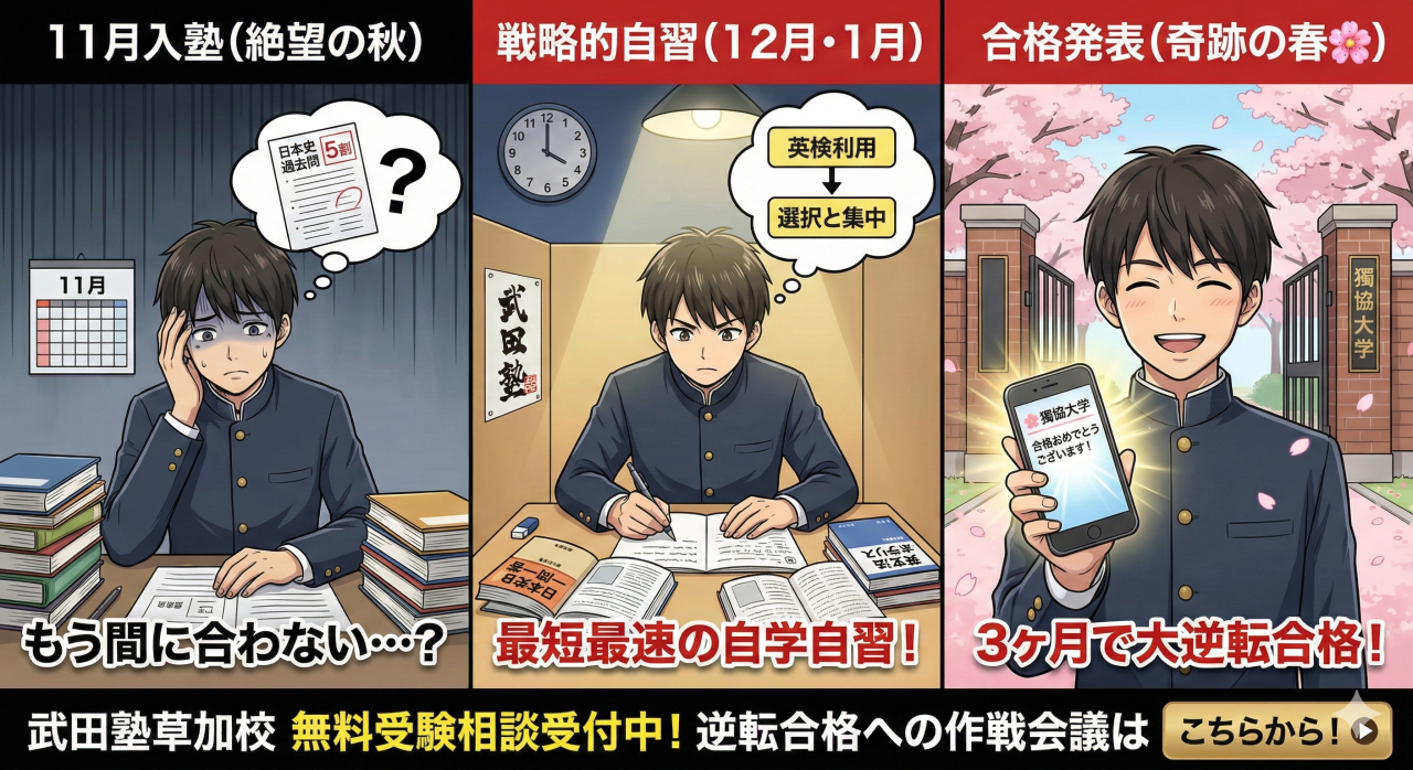 獨協大学 合格証書