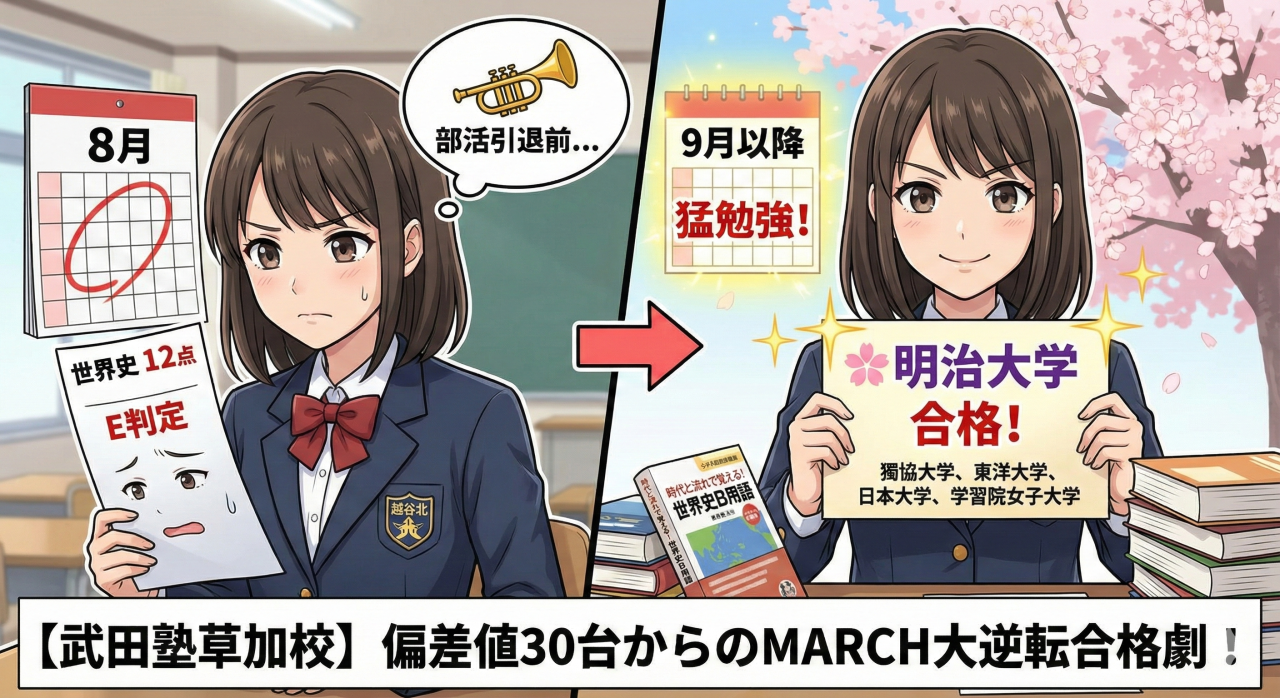 武田塾草加校 合格体験記 YRさん 明治大学合格