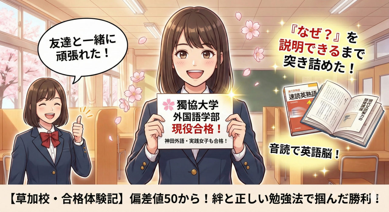 獨協大学 合格証書