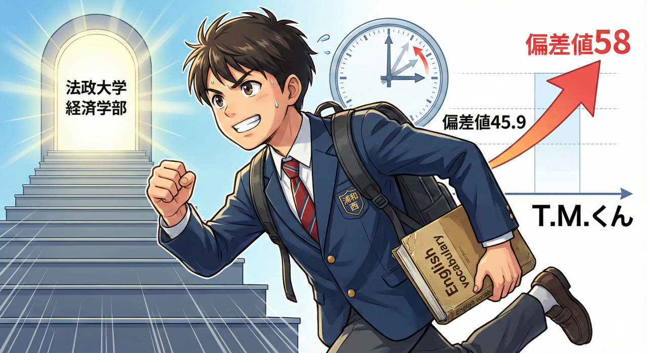 【法政合格】浦和西高から偏差値10UP！部活生の倍速逆転合格術