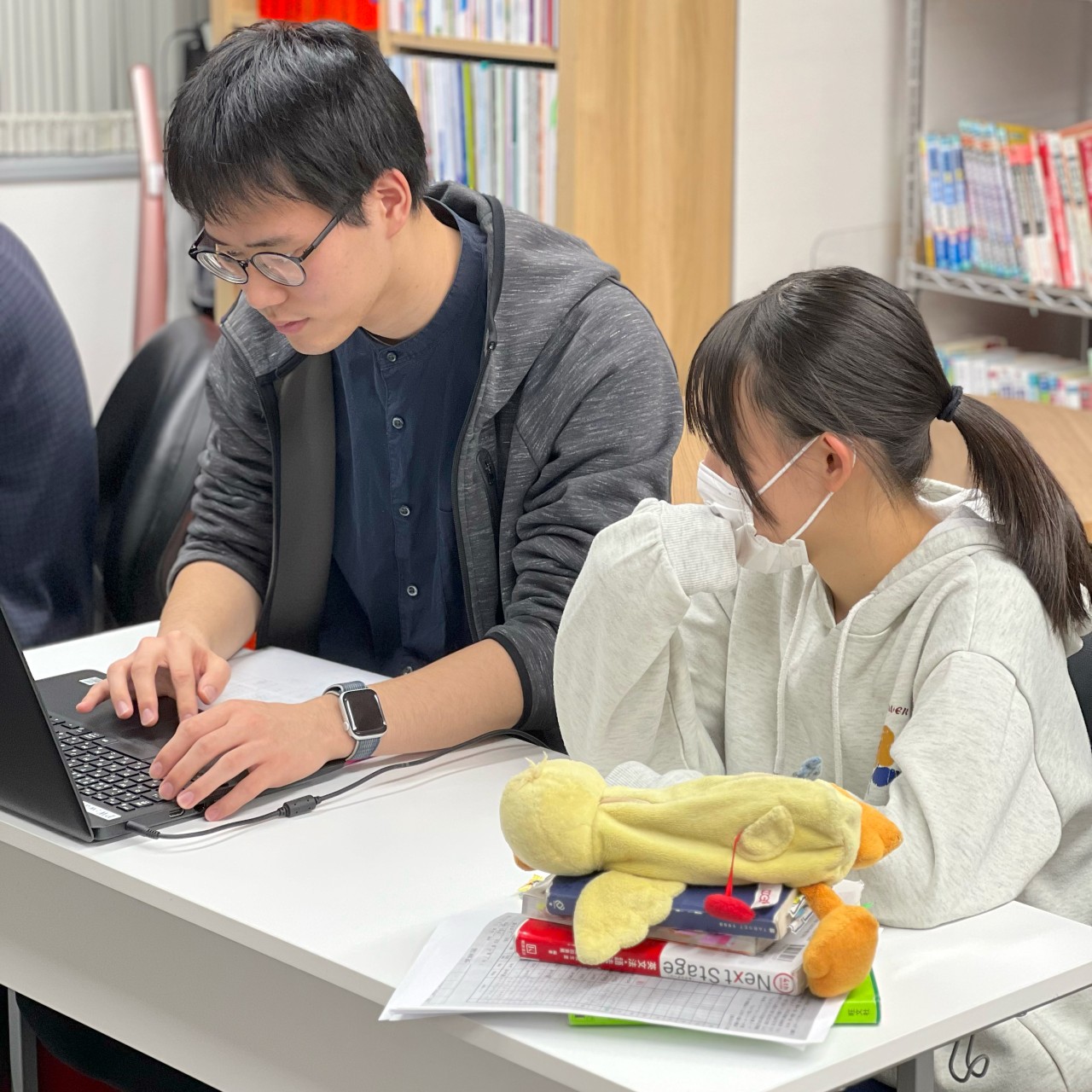 中野さん特訓風景