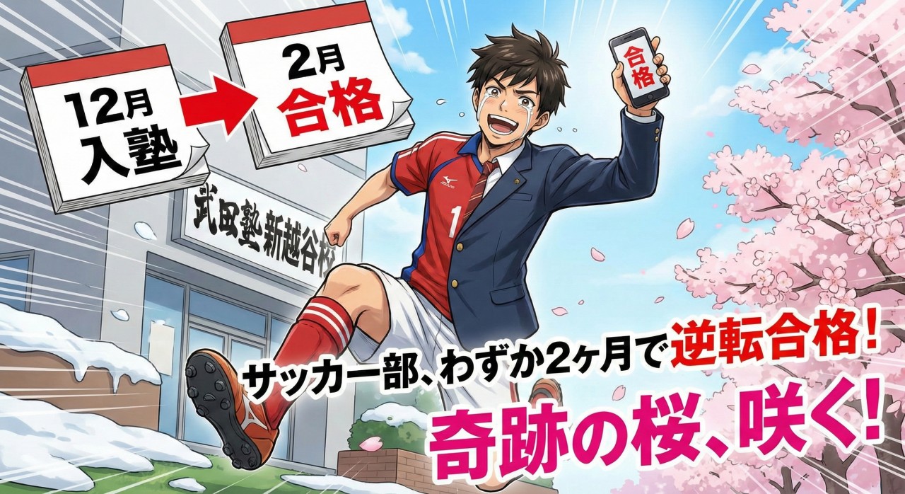 偏差値37から東京経済大へ逆転合格！短期間で劇的成長を遂げた勝因