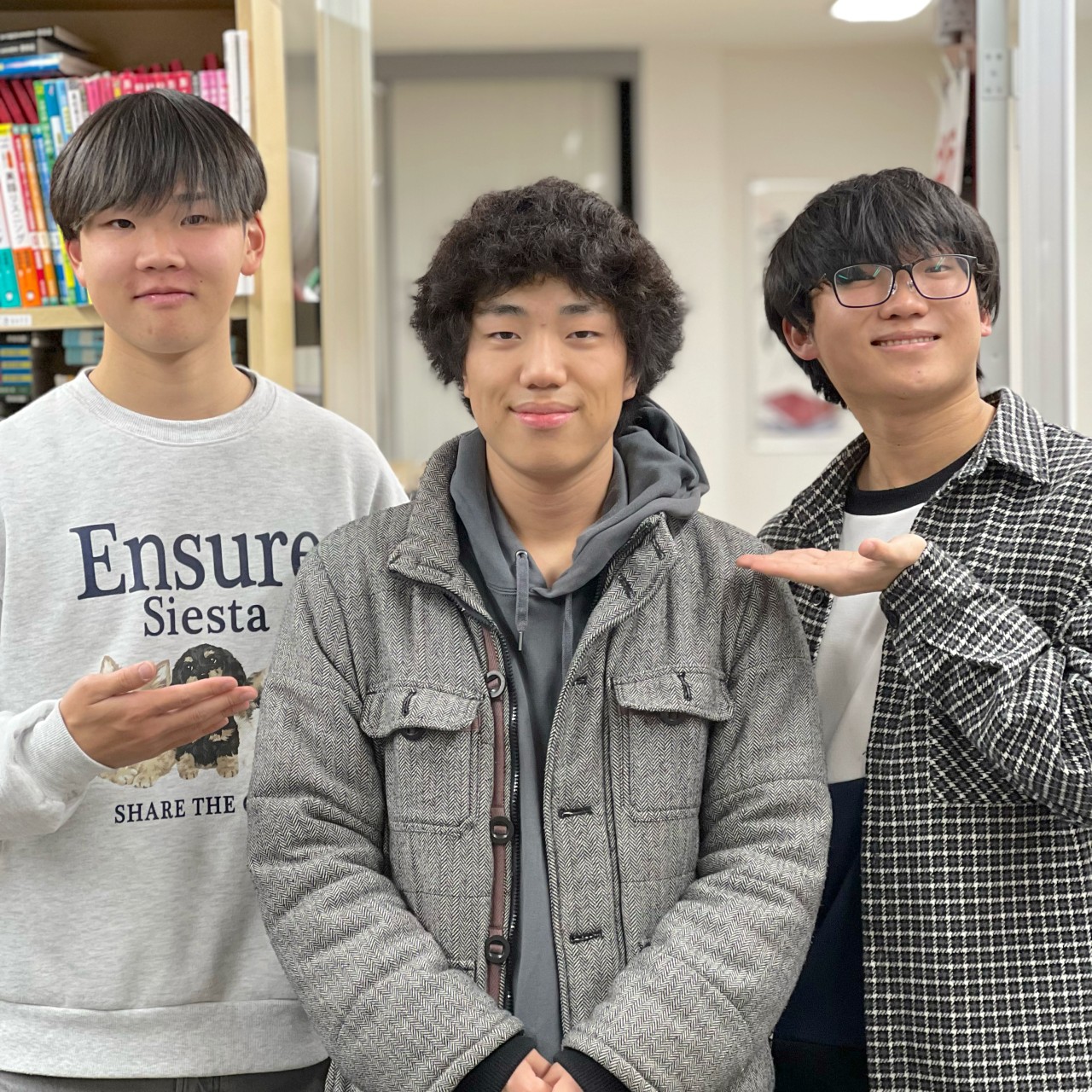 福田くん3人写真