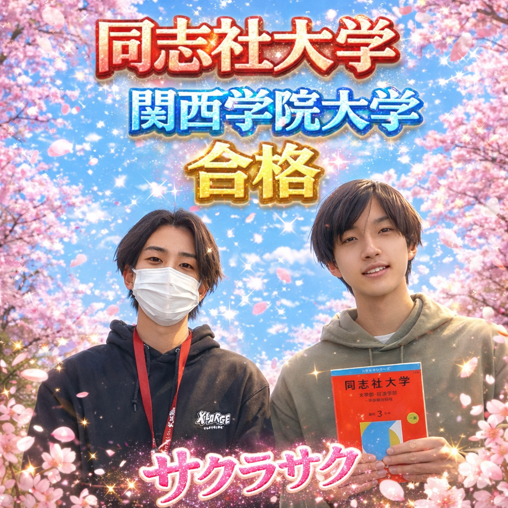 【合格体験記】同志社大学に逆転合格！　苦手な英語を克服！