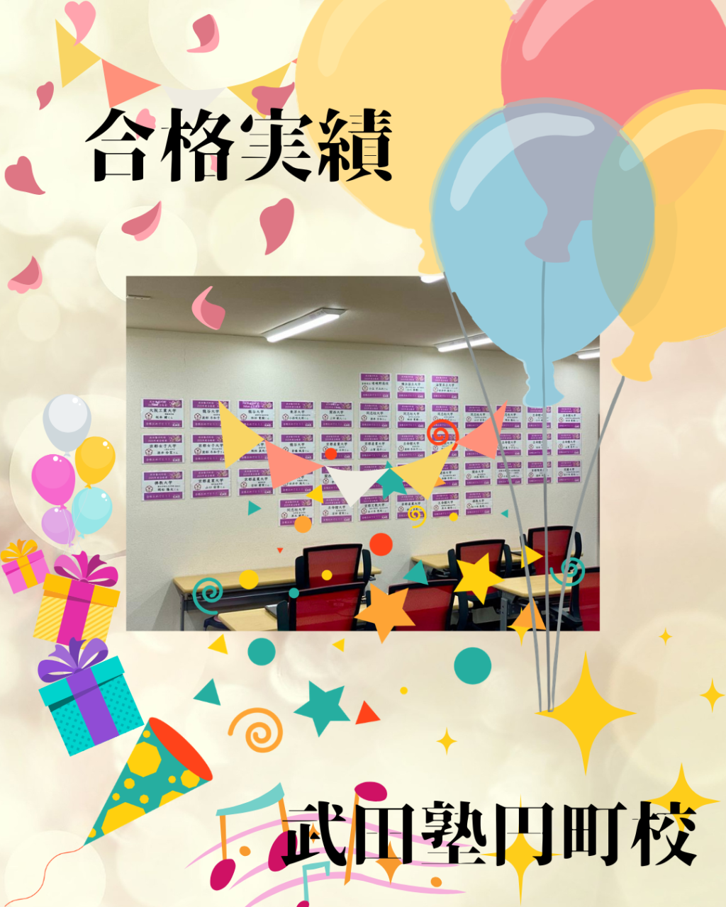 合格実績｜武田塾円町校