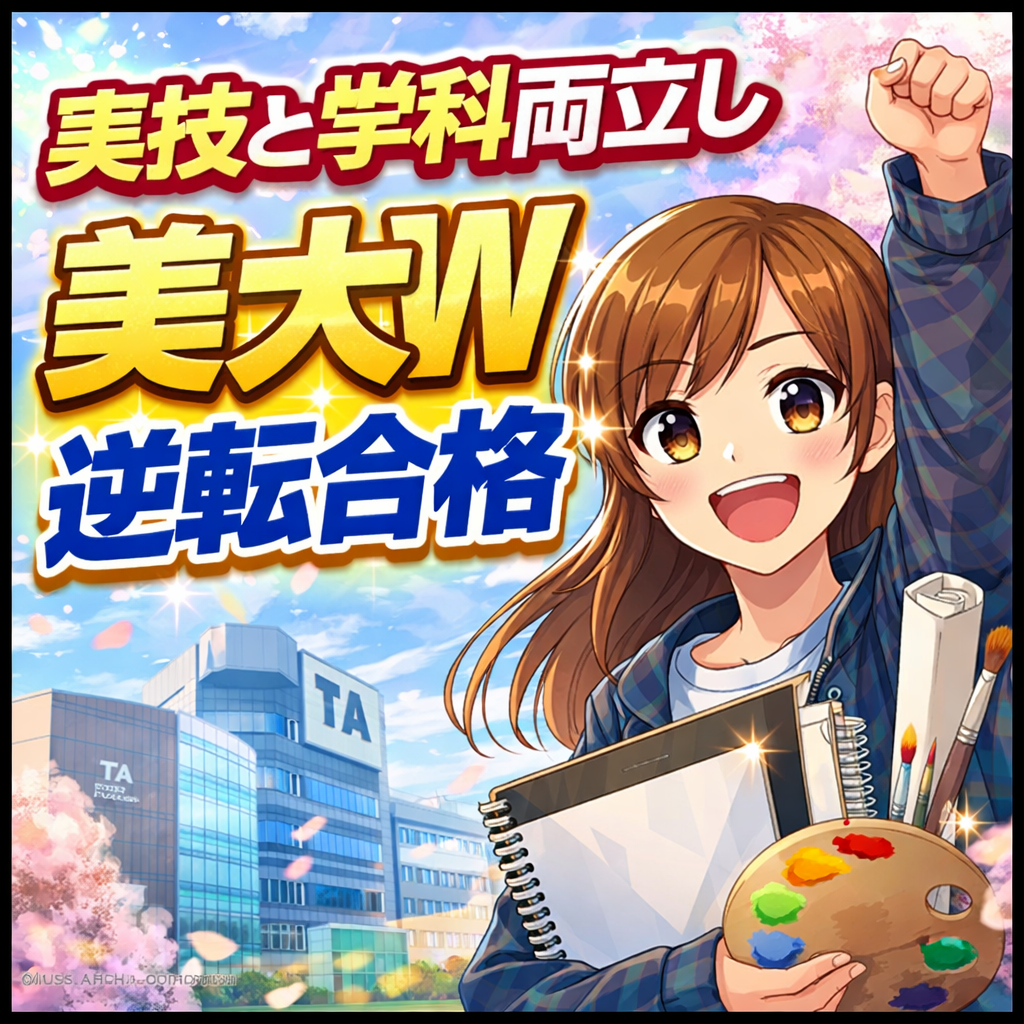 【2026年合格体験記】実技と学科両立し美大W逆転合格✨
