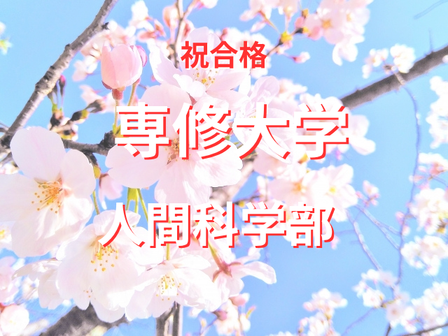 基礎を徹底的に固めて、専修大学に逆転合格したKさん【合格体験記】