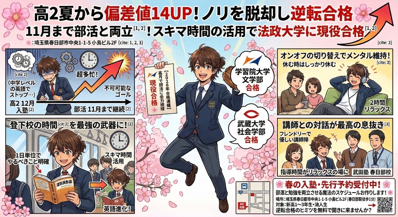 D.Sくんの合格体験記