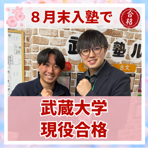 【要約版】夏から総合型対策を始めて武蔵大学に合格した話