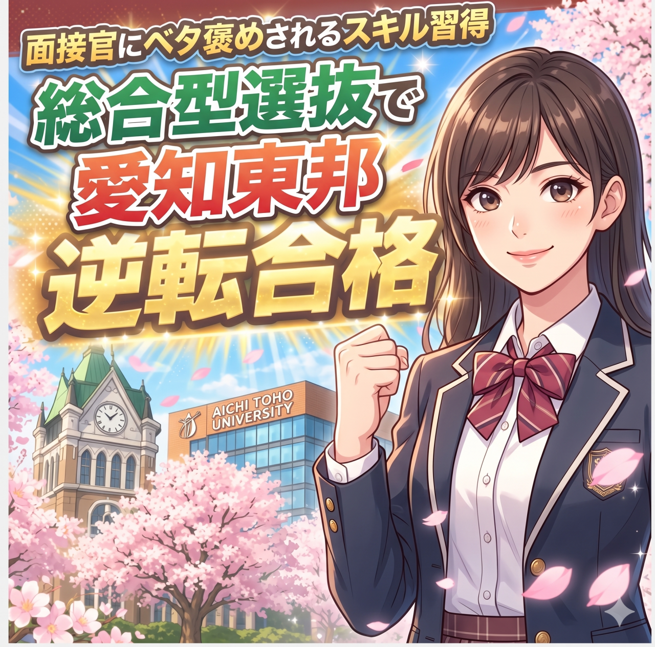 【2026合格体験記】総合型選抜で愛知東邦大学へ戦略的逆転合格！