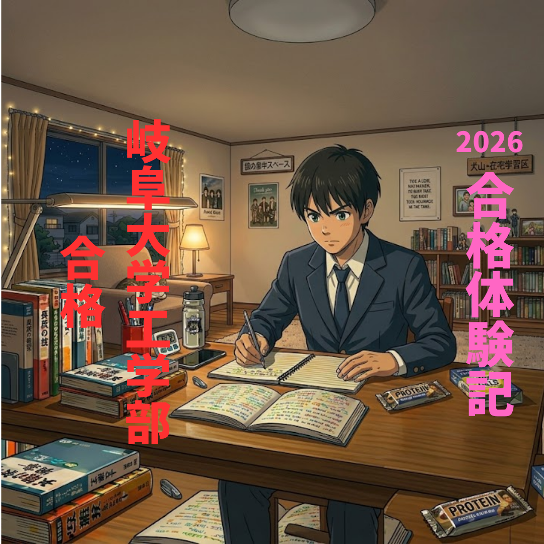 【合格体験記】計画的に勉強する習慣で岐阜大学工学部に合格！