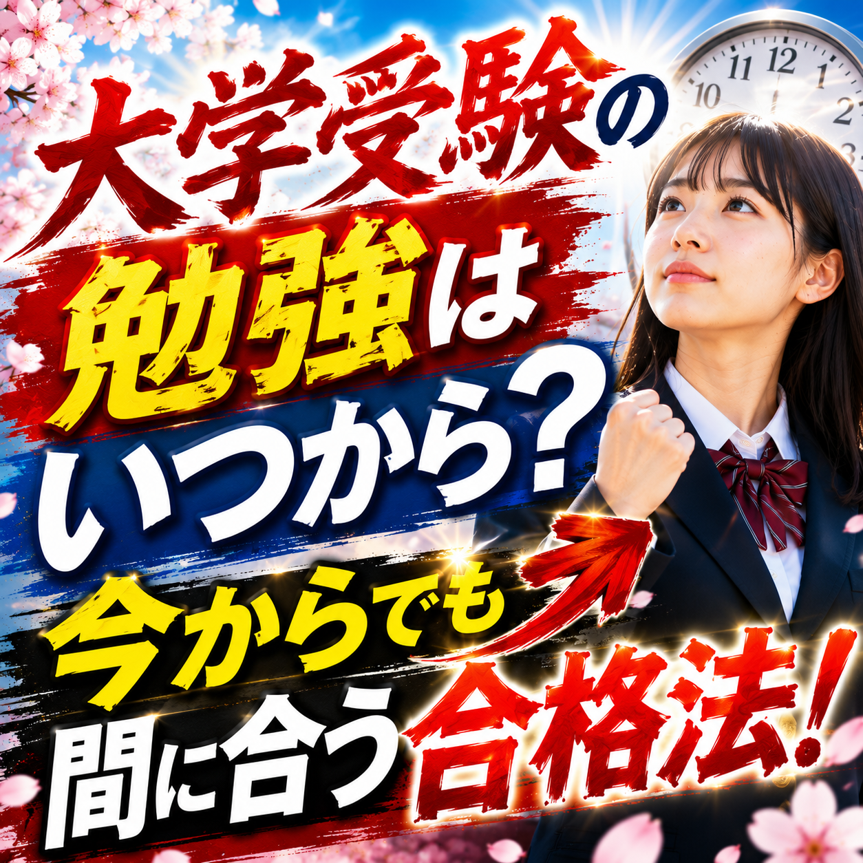 大学の受験勉強はいつから？今から逆転合格する方法