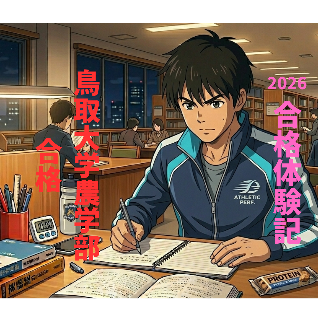 鳥取大学農学部 【合格体験記】勉強を好きになったことで掴み取った合格！